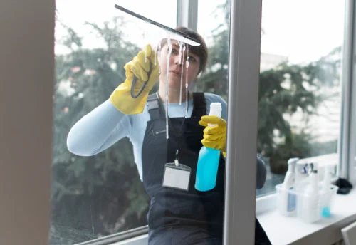 Nettoyage de vitres intérieures et extérieures à Broquiès